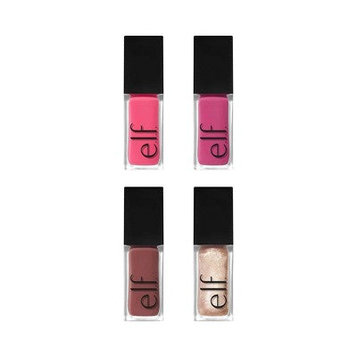e.l.f. Glow Reviver Plumping Lip Oil Gift Set 4pc - Imperfect Box